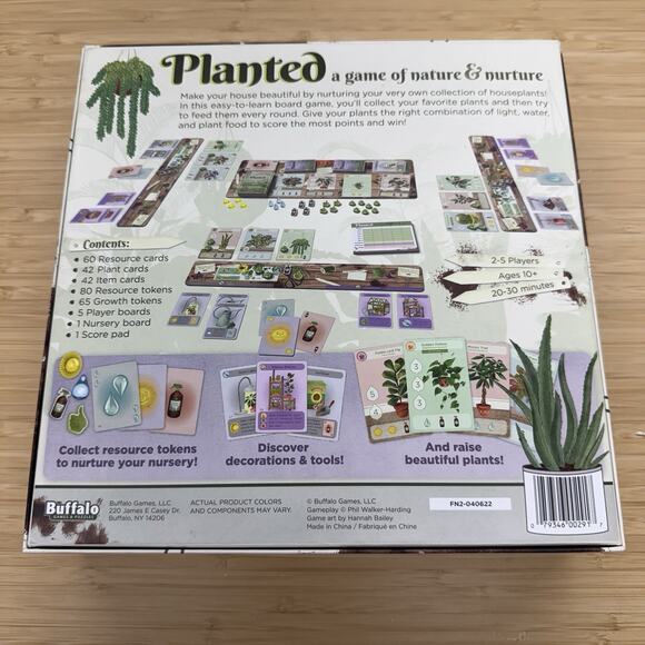 Planted Board Game Phil Walker-Harding By Buffalo Games New! - Picture 2 of 3